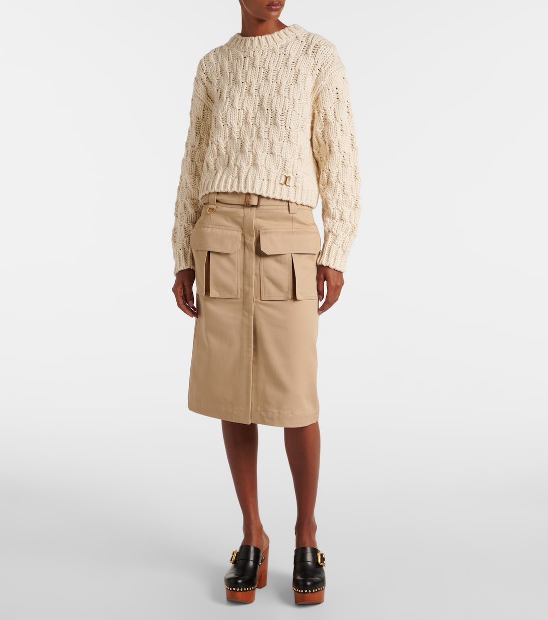 Pull en laine, soie et cachemire | Chloé