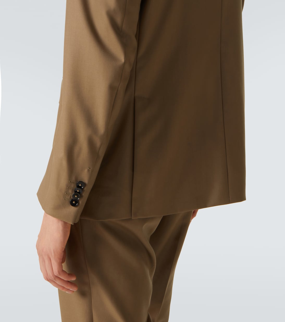 Abito doppiopetto in twill di lana | Zegna