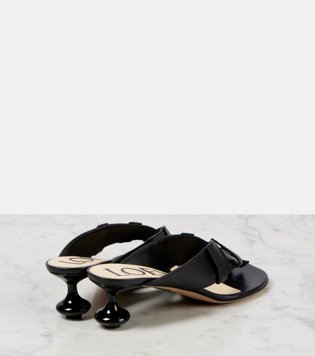 Toy Panta leather thong sandals | Loewe