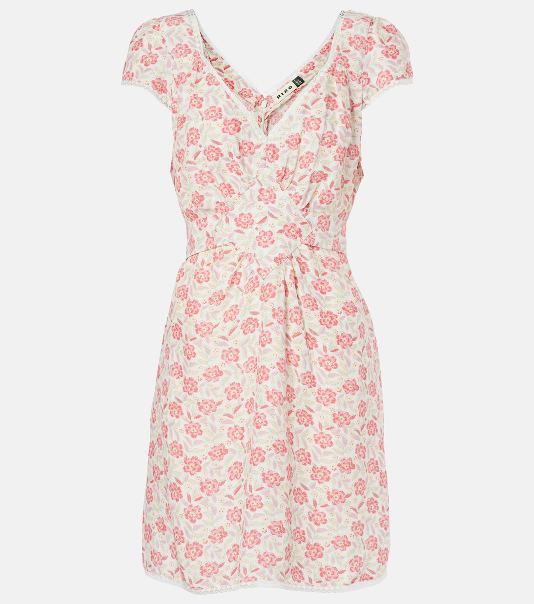 Vestido corto Alexandra floral | Rixo