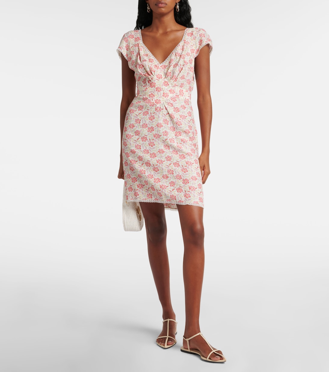 Vestido corto Alexandra floral | Rixo