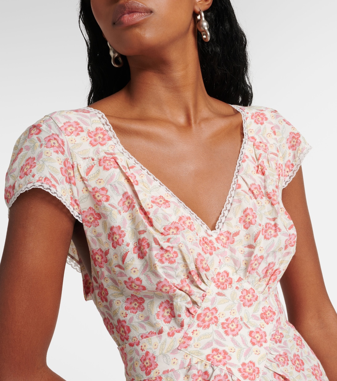 Vestido corto Alexandra floral | Rixo