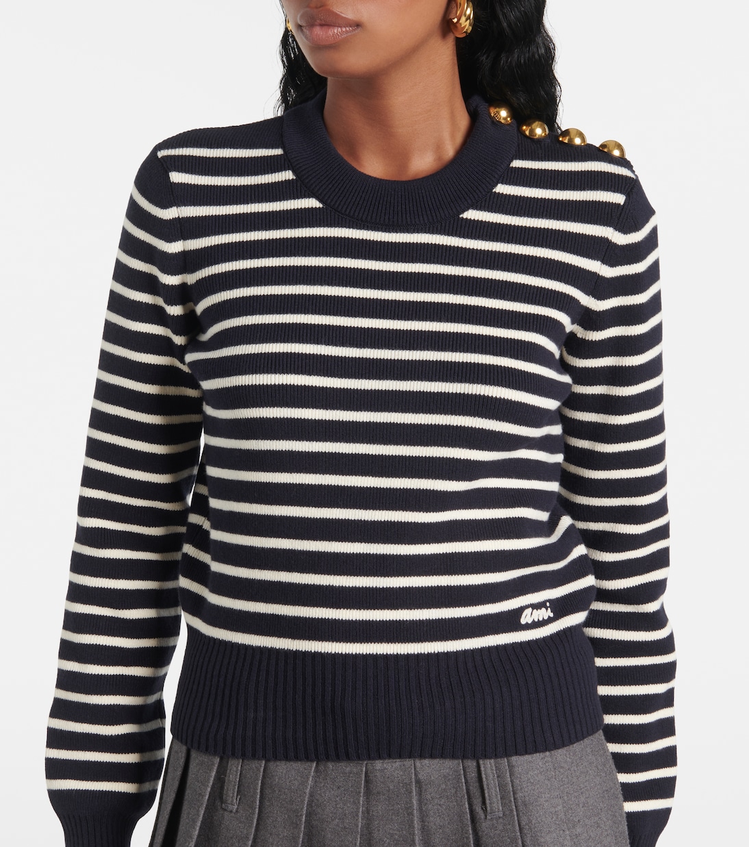 Jersey Sailor de algodón y lana | Ami Paris