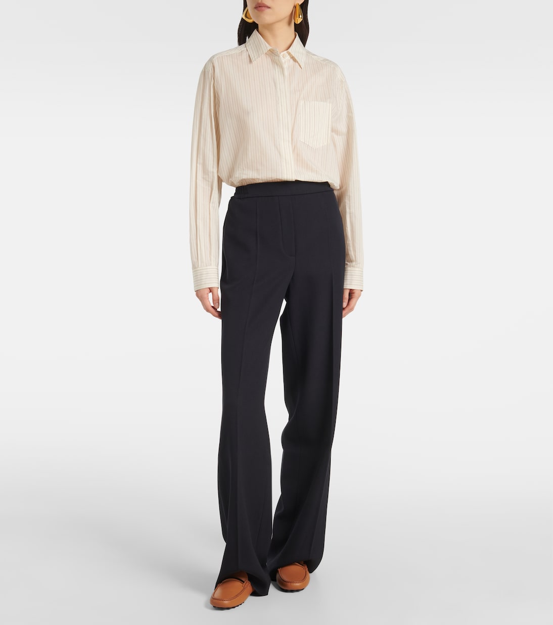 Pantaloni a gamba larga in lana | Tod's