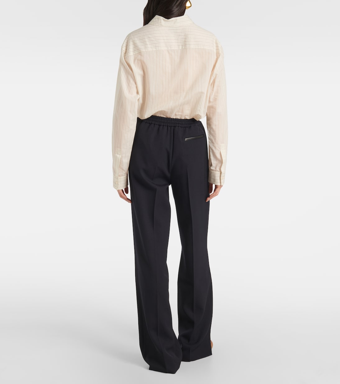 Pantaloni a gamba larga in lana | Tod's