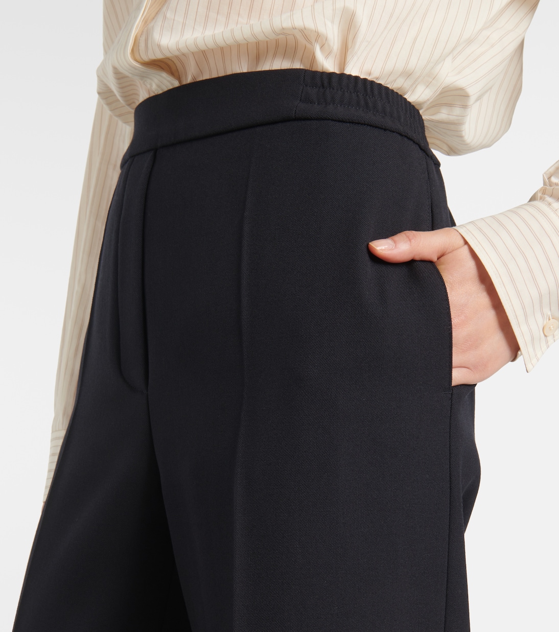 Pantaloni a gamba larga in lana | Tod's