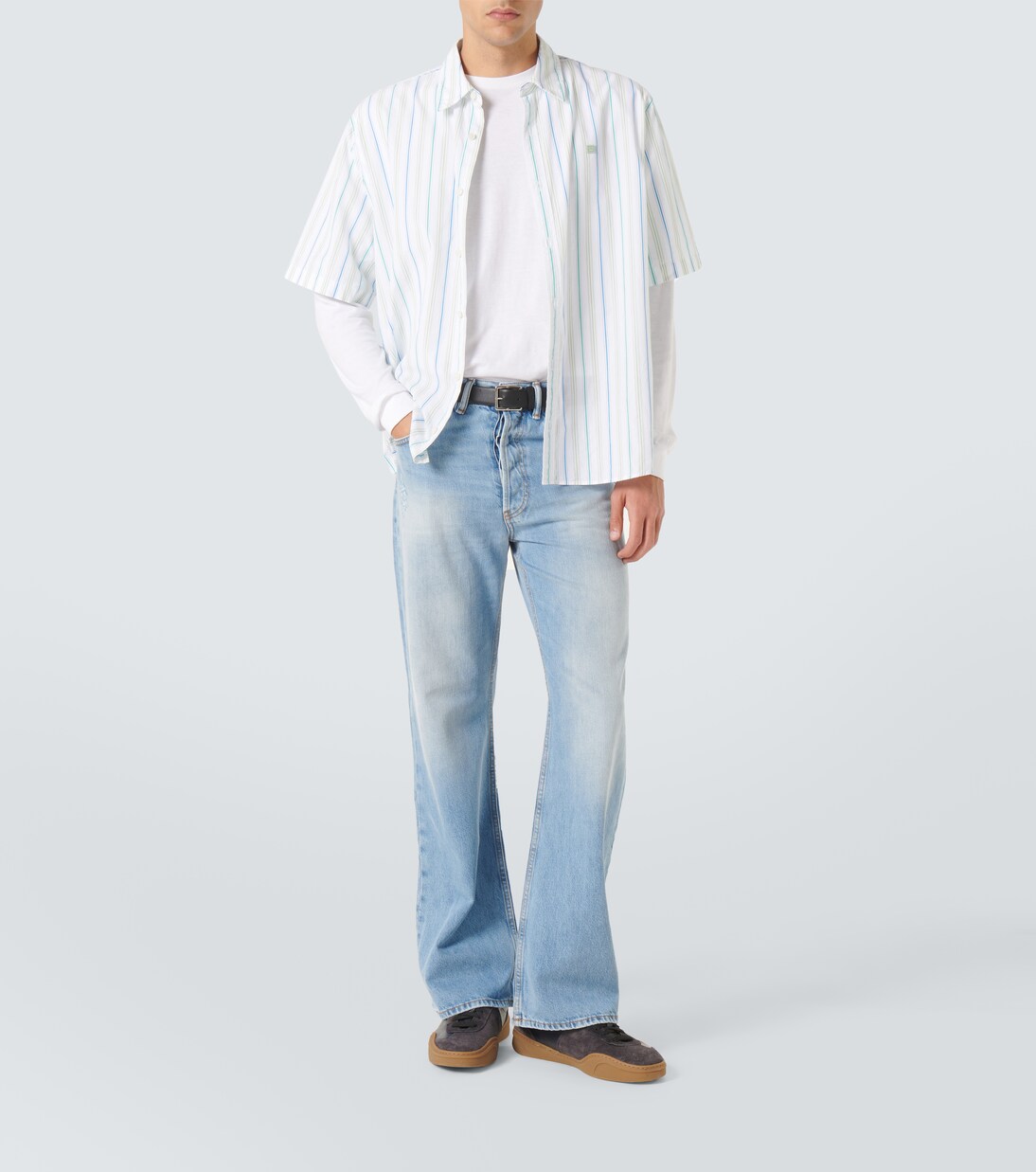 2021M mid-rise wide-leg jeans | Acne Studios