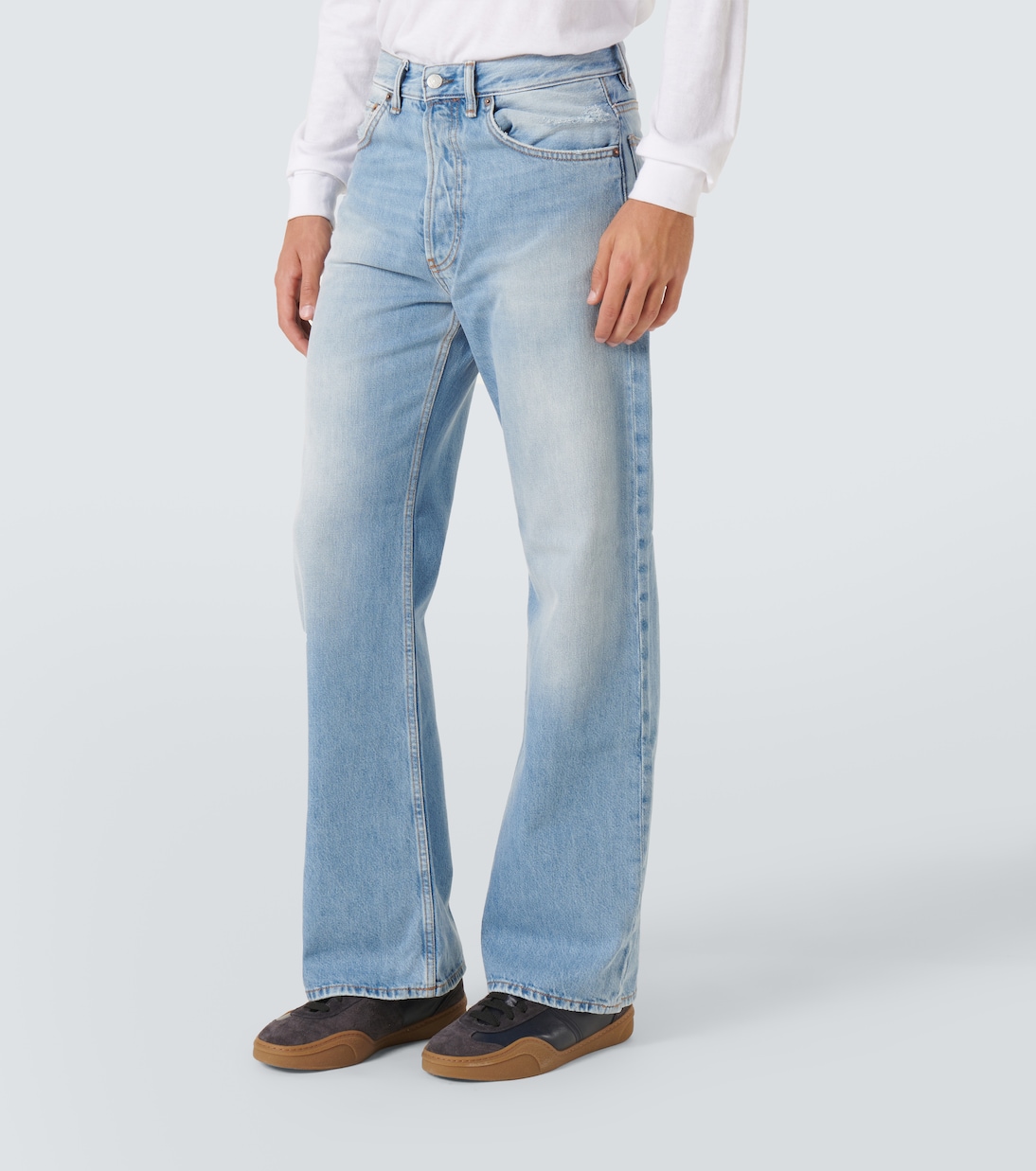 2021M mid-rise wide-leg jeans | Acne Studios