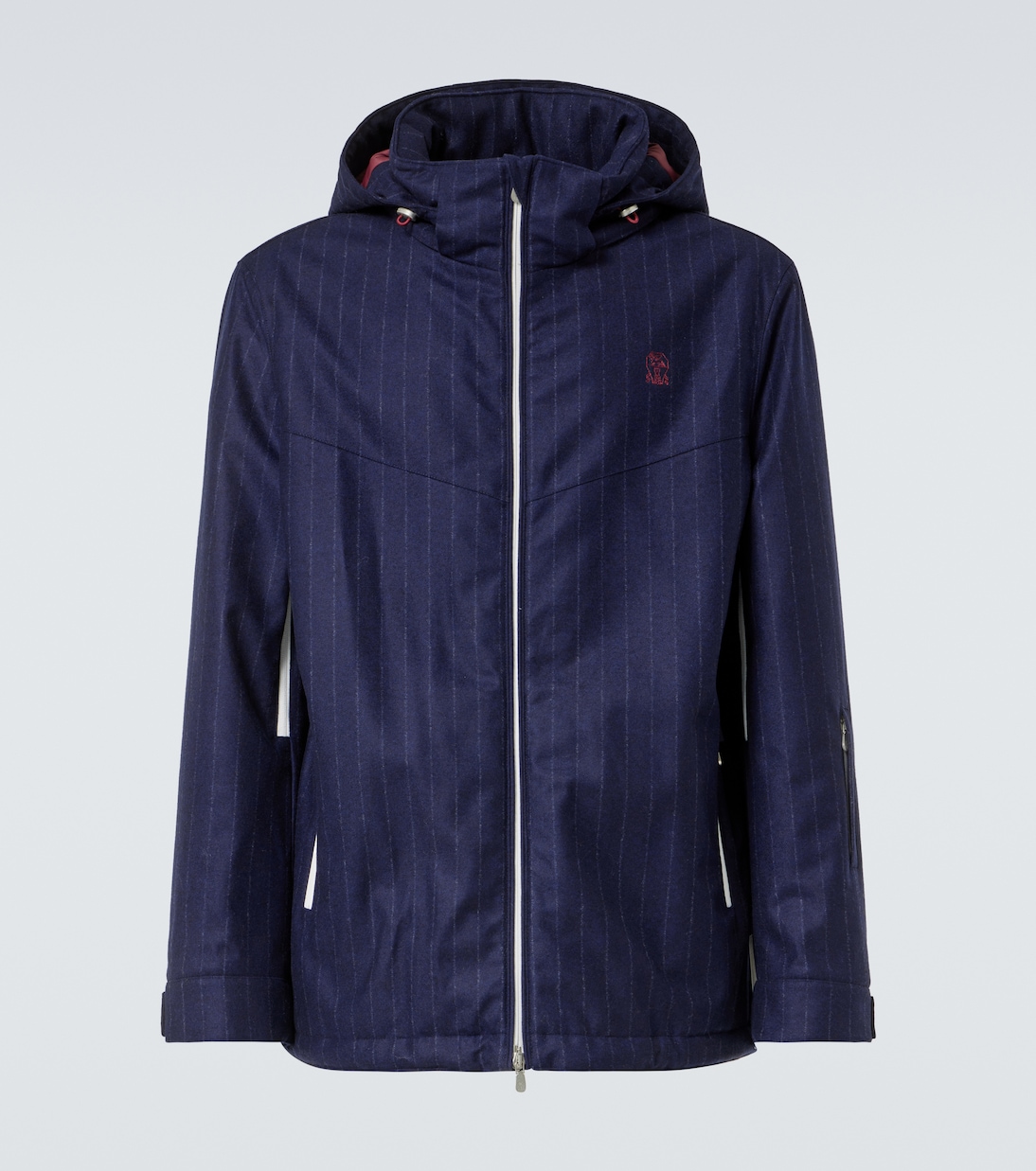 Veste de ski en flanelle de laine vierge | Brunello Cucinelli