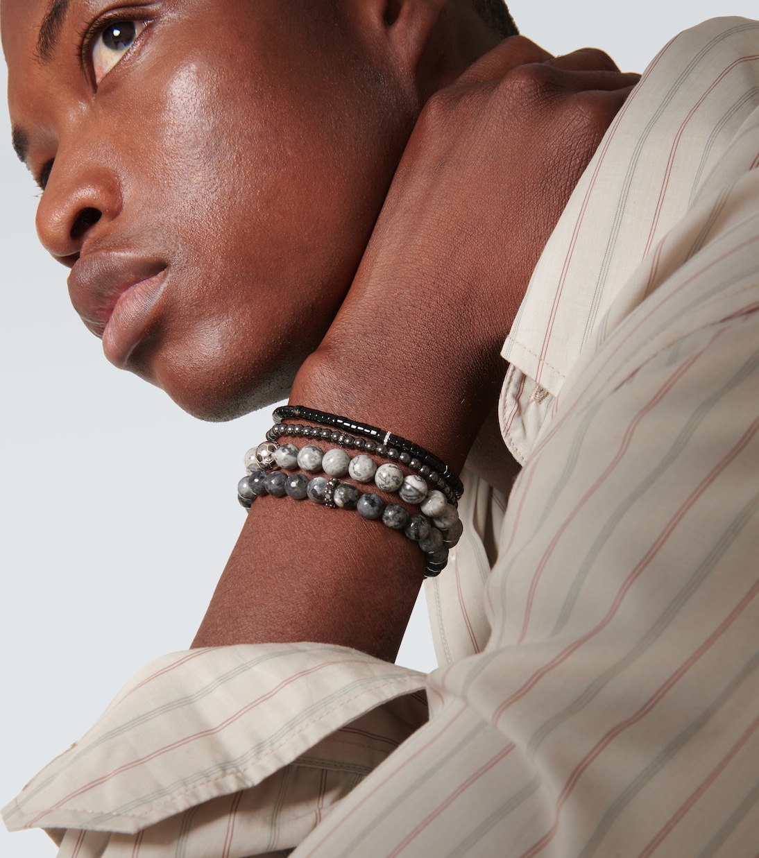 Bracciale in oro bianco 14kt con diamanti | Sydney Evan