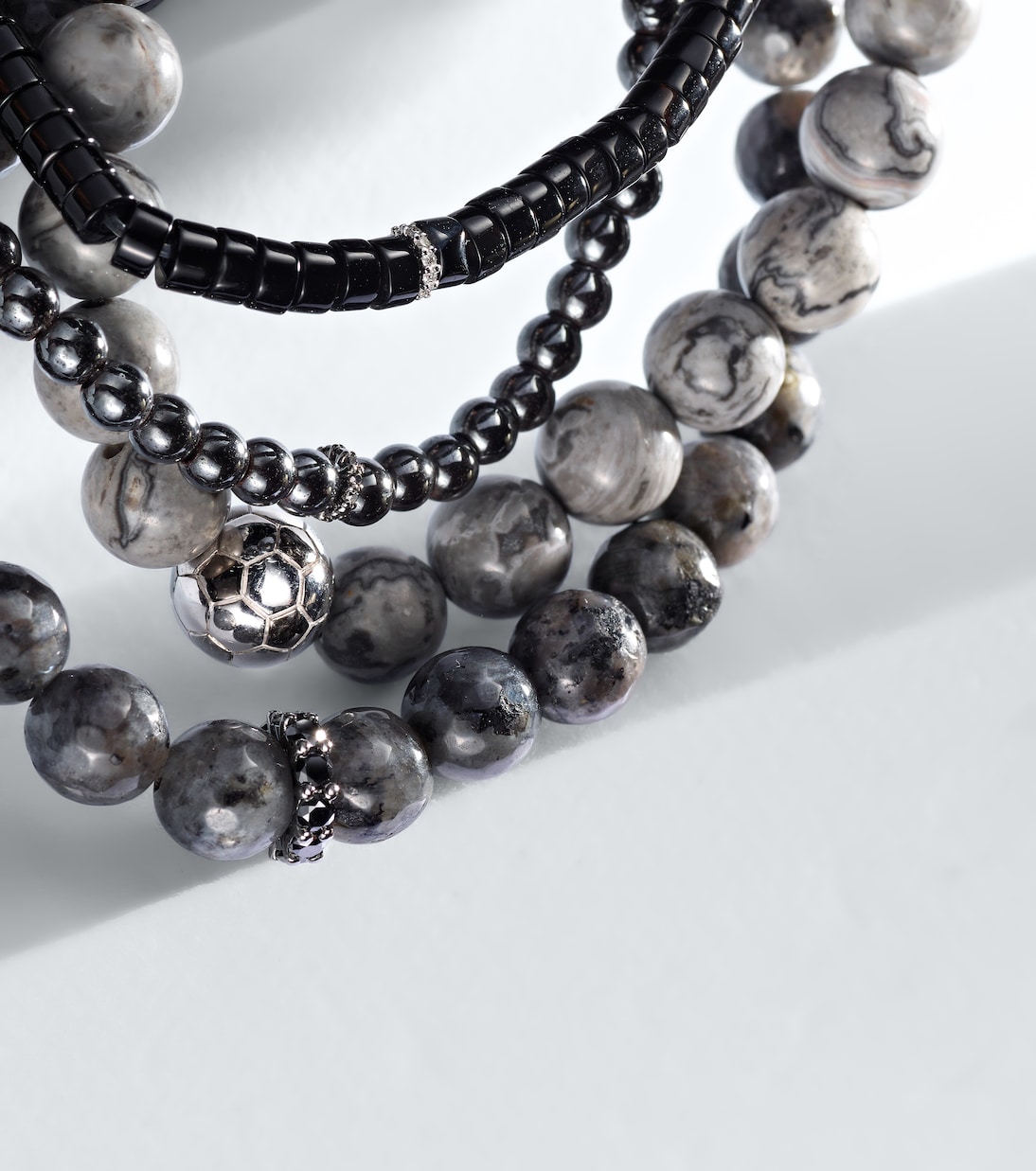 Bracciale in oro bianco 14kt con diamanti | Sydney Evan