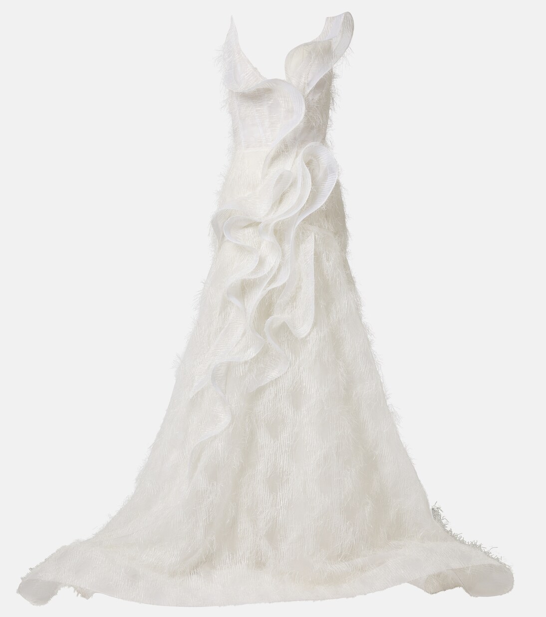 Bridal - Abito lungo Enamour in misto seta | Maticevski