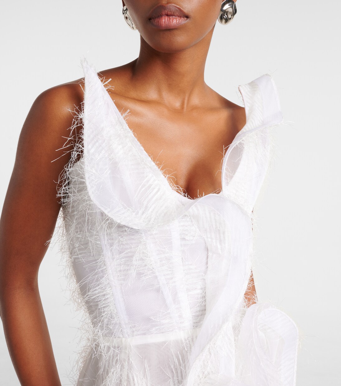 Bridal - Abito lungo Enamour in misto seta | Maticevski