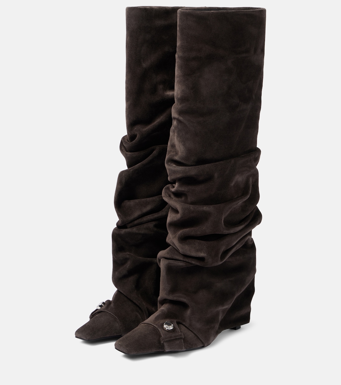 Botas altas Juno 95 de ante | The Attico