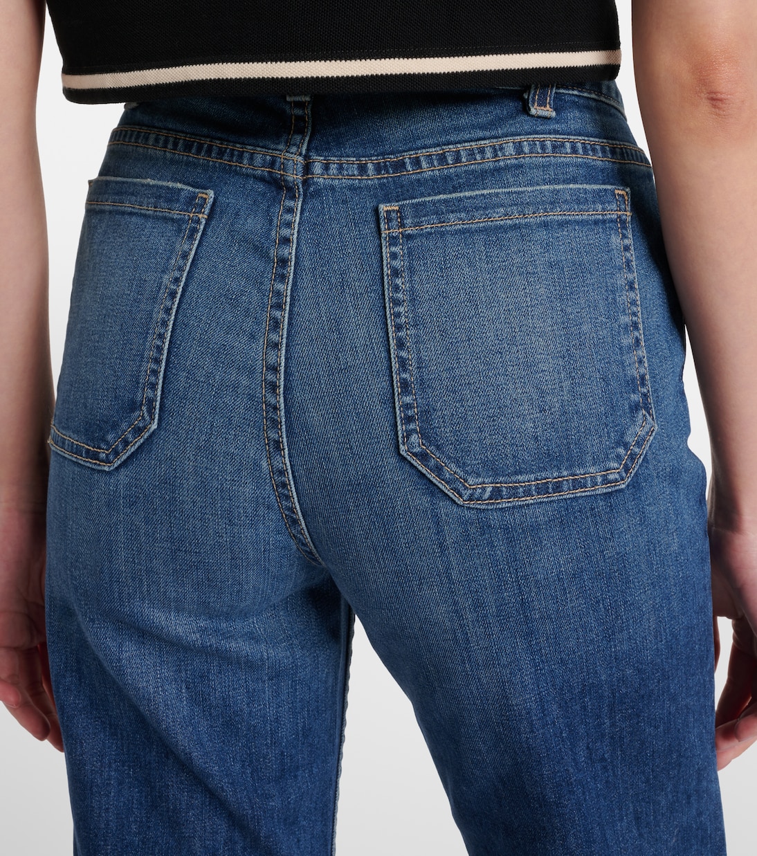Terrell high-rise bootcut jeans | Nili Lotan