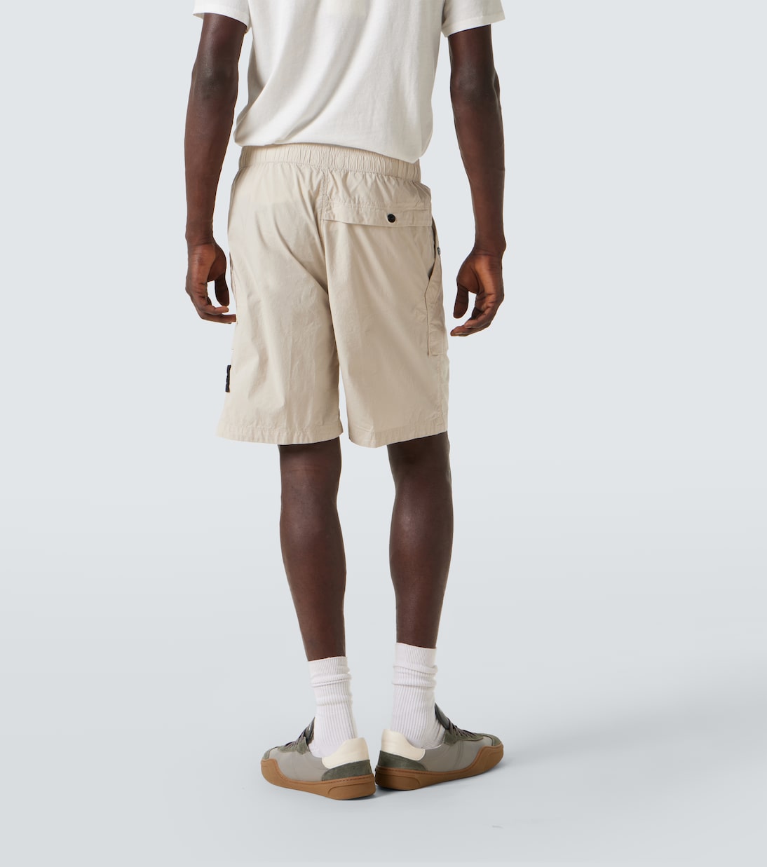 Shorts cargo Compass in misto cotone | Stone Island