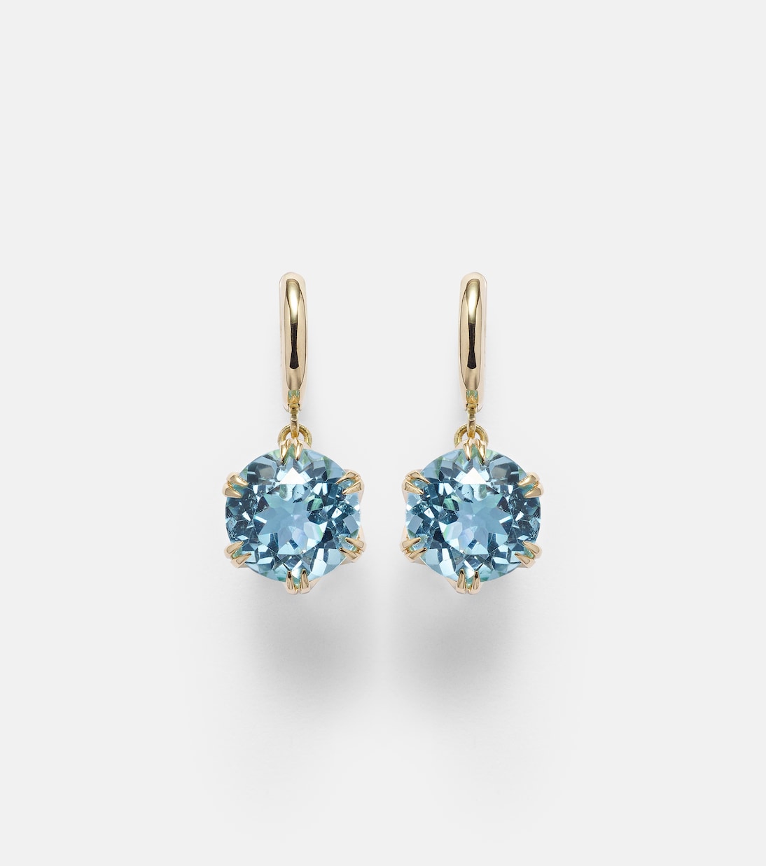Orecchini in oro 18kt con topazio | Ileana Makri