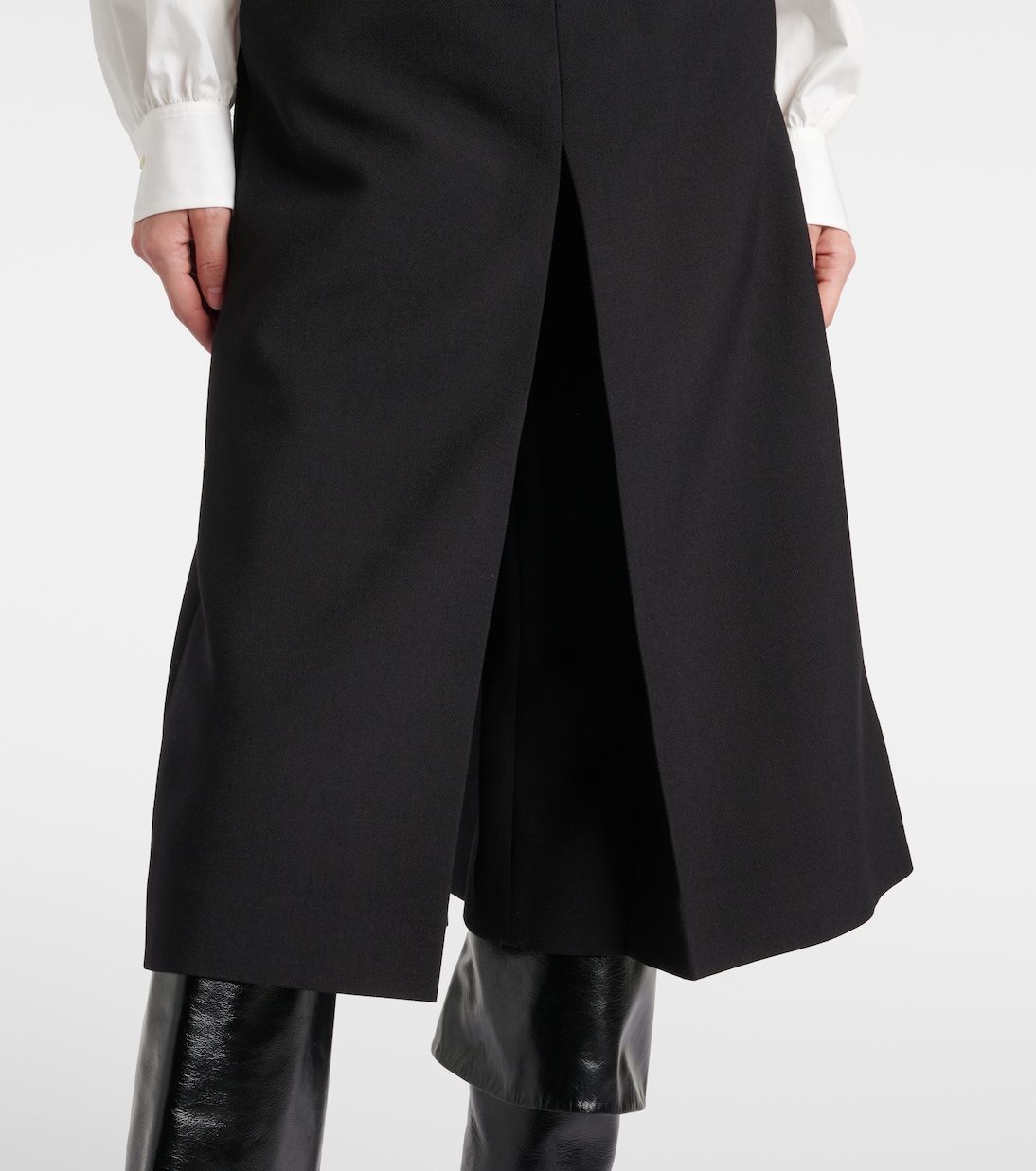 Wool crêpe culottes | Chloé
