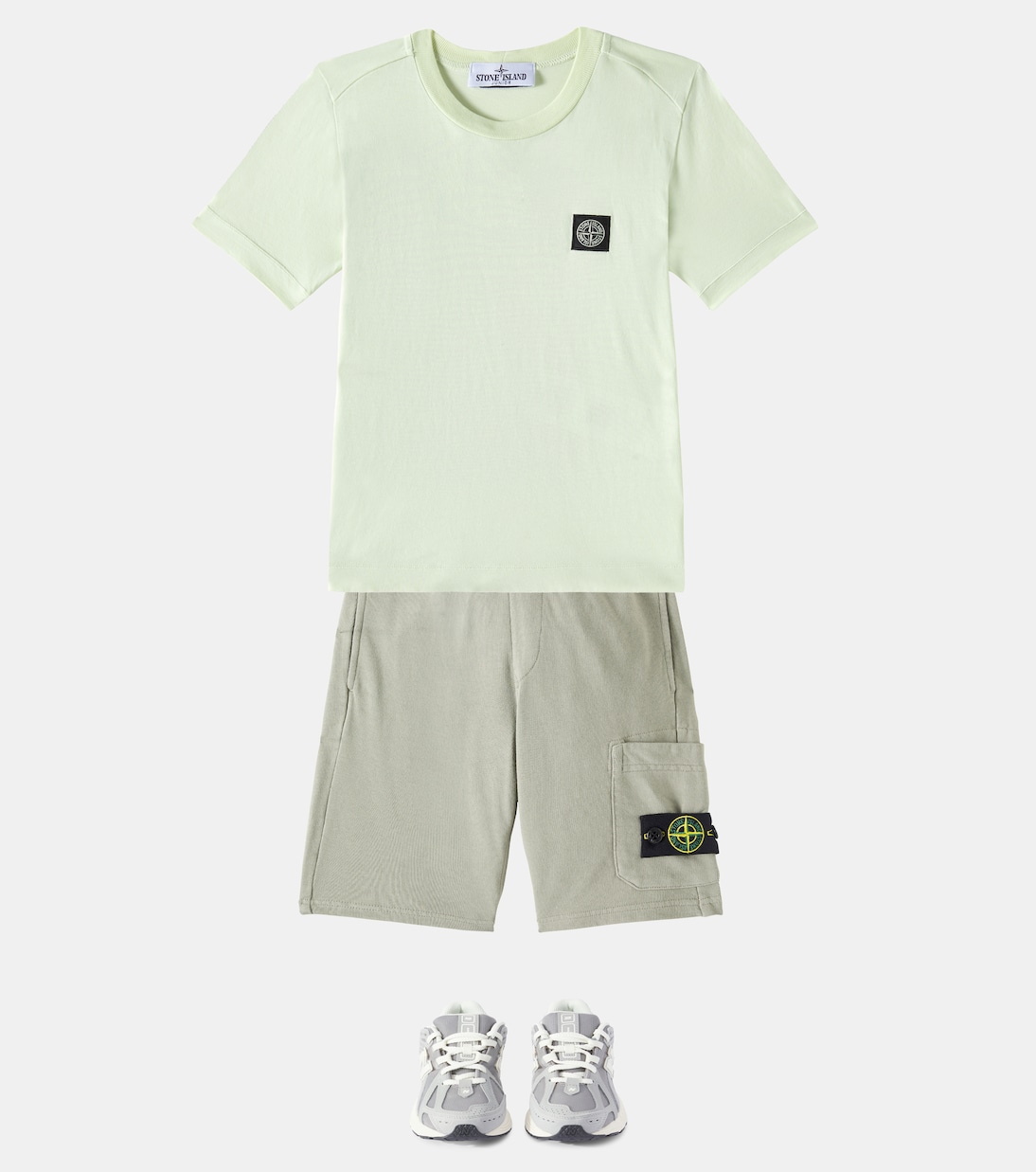 Shorts Compass aus Baumwolle | Stone Island Junior
