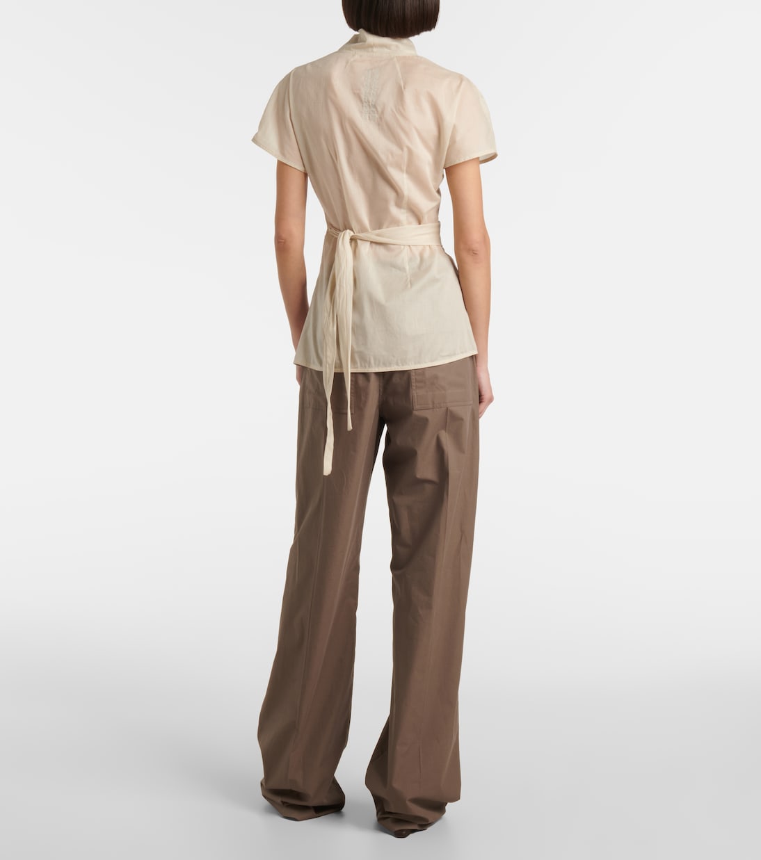 Top a portafoglio Laura in cotone | Rick Owens
