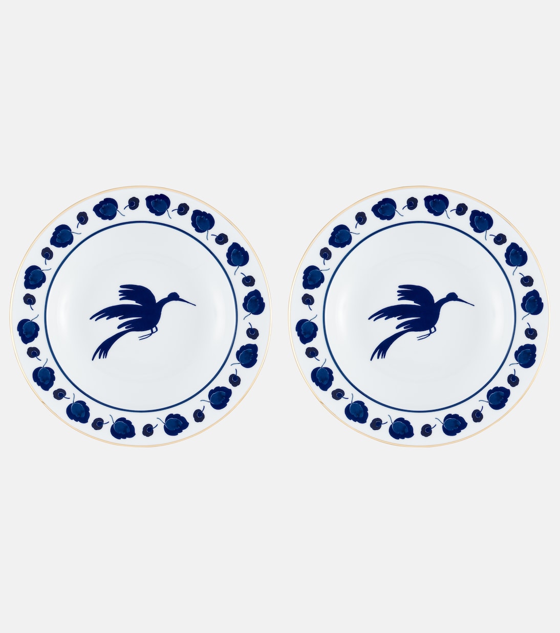 Wildbird set of 2 soup plates | La DoubleJ
