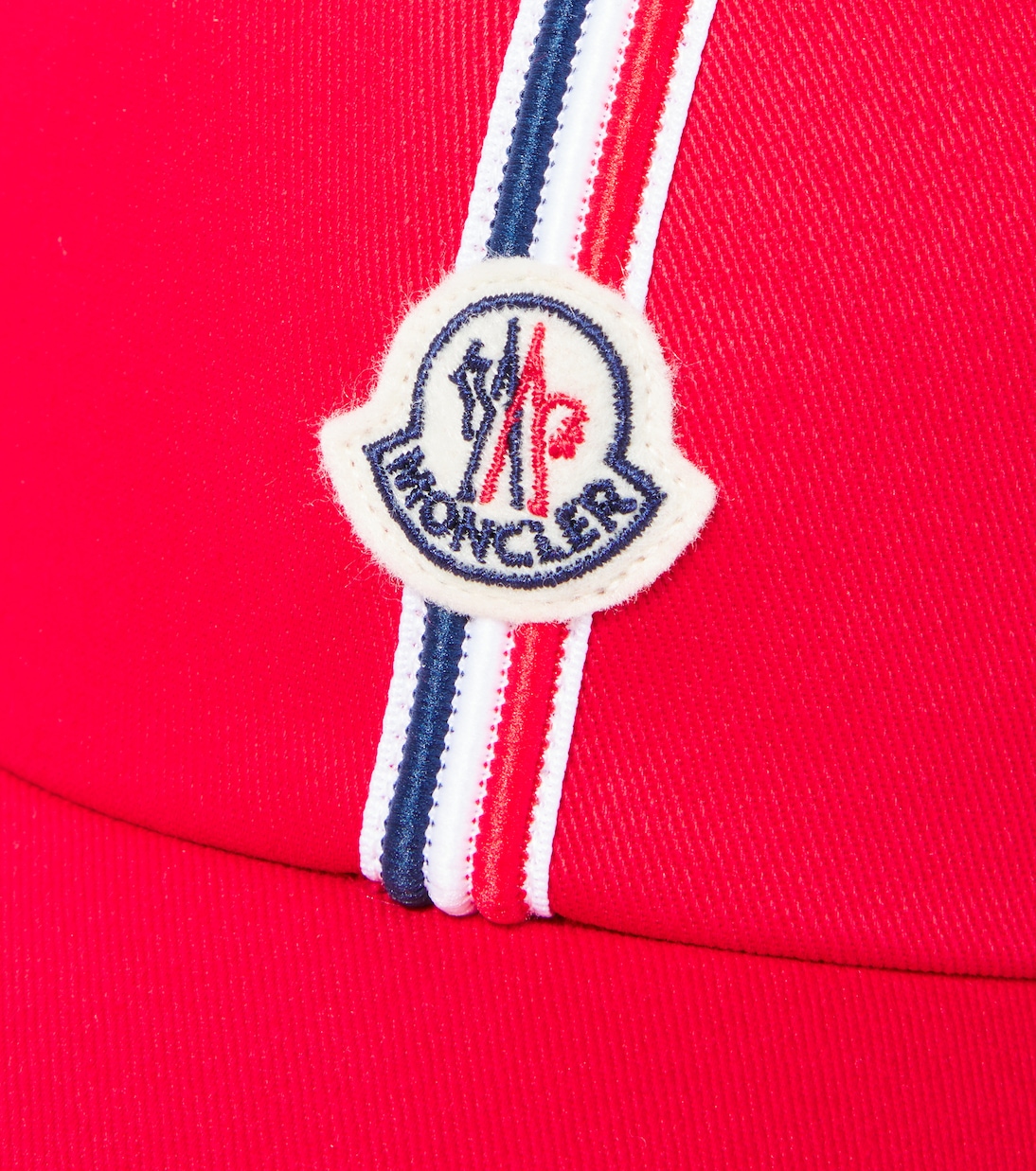 Cappello da baseball in cotone con logo | Moncler Enfant