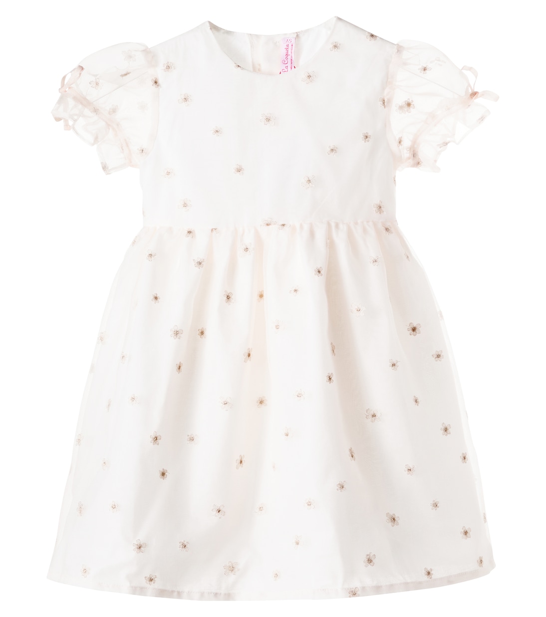 Besticktes Kleid Gardenia Ceremony aus Organza | La Coqueta