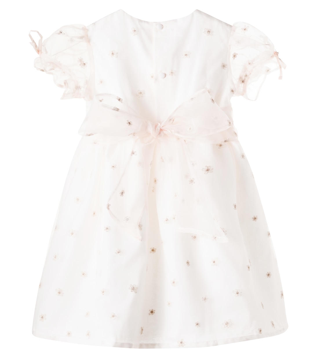 Besticktes Kleid Gardenia Ceremony aus Organza | La Coqueta