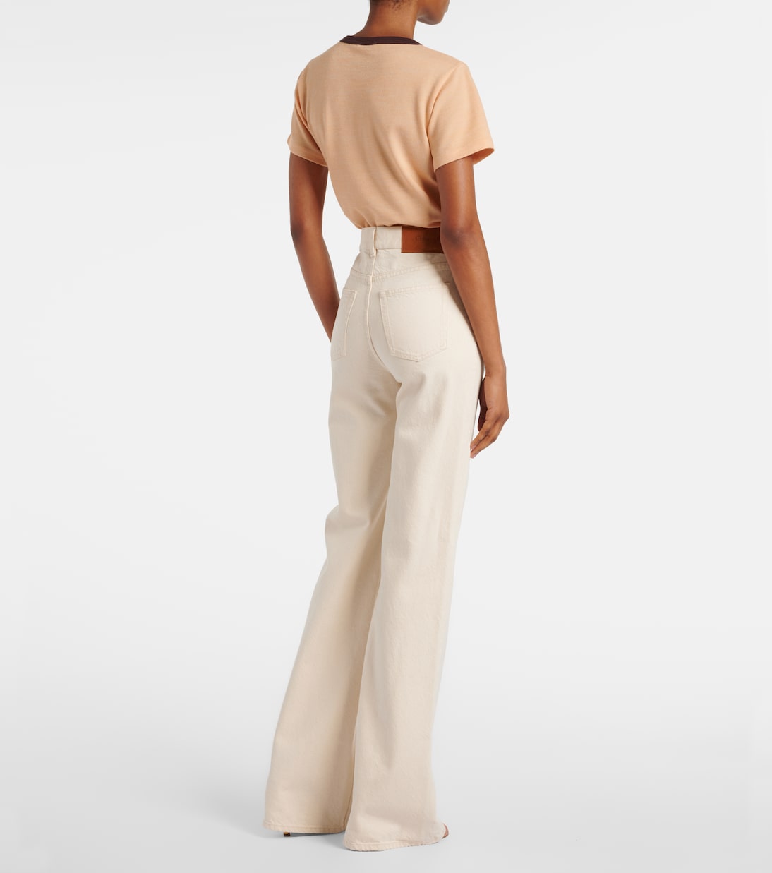 Jean flare à taille haute | Chloé