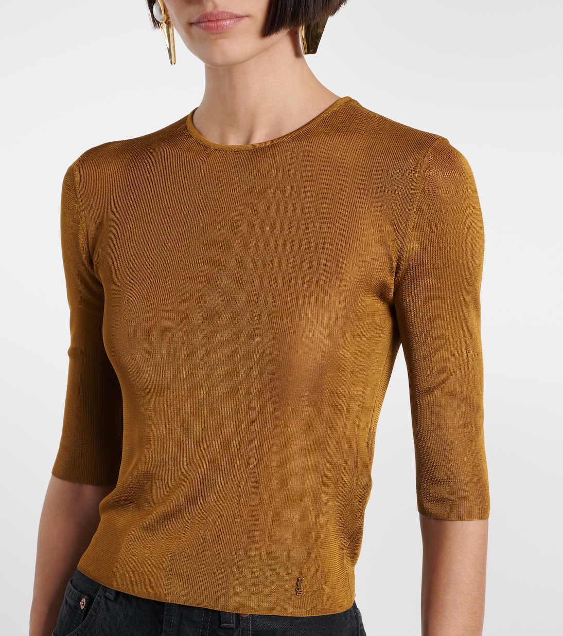 Top Cassandre in maglia | Saint Laurent