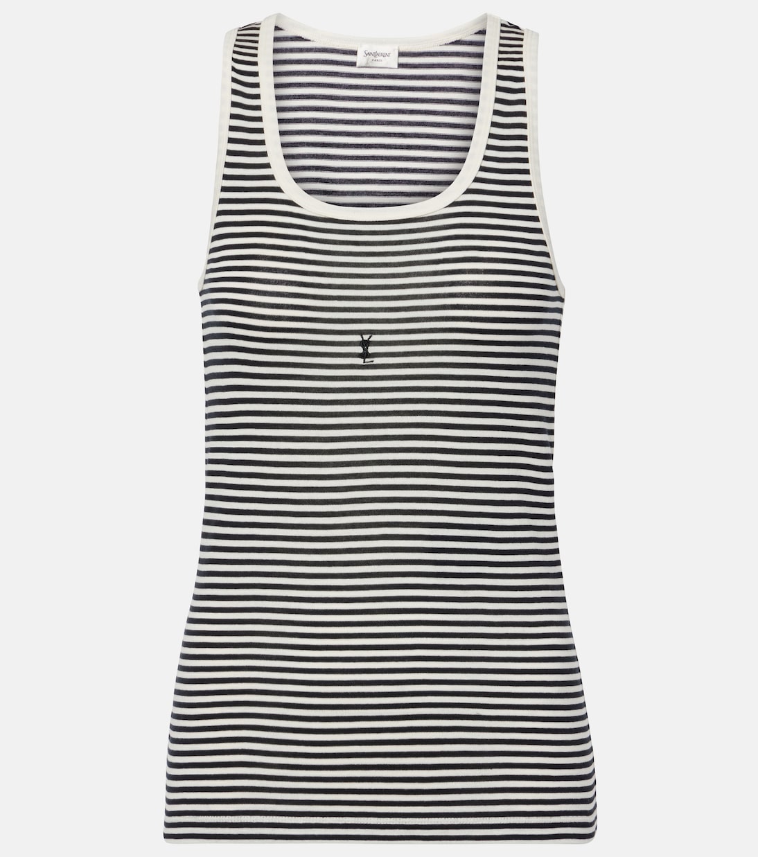 Top Cassandre in jersey di cotone | Saint Laurent
