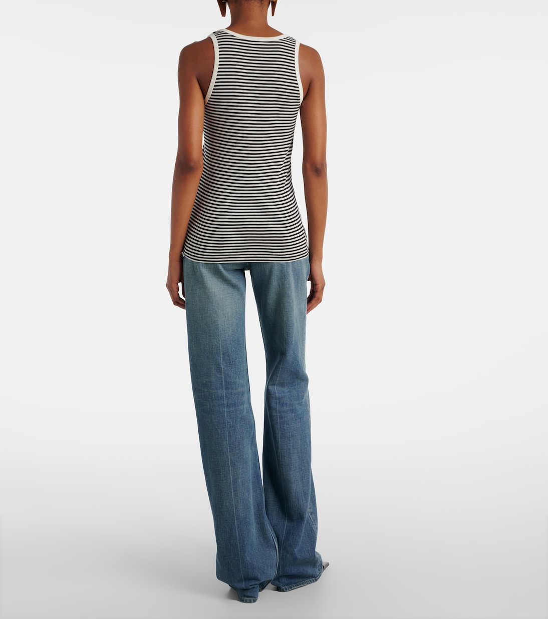 Top Cassandre in jersey di cotone | Saint Laurent