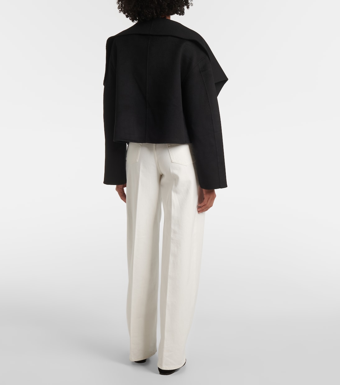 Cropped-Jacke Signature aus Woll-Doublé | Toteme