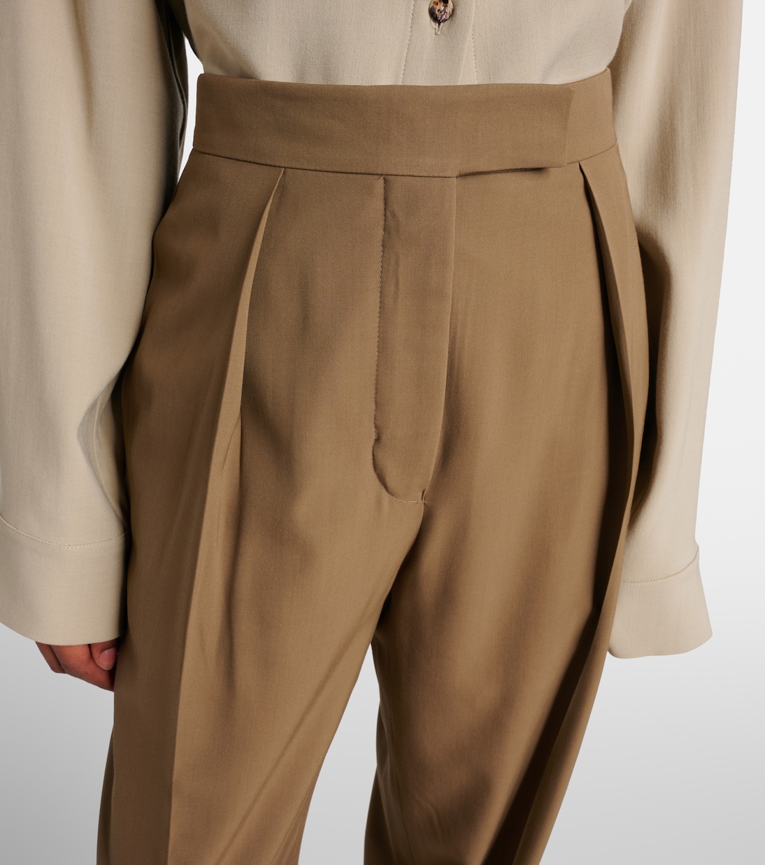 Gerade High-Rise-Hose | Ferragamo
