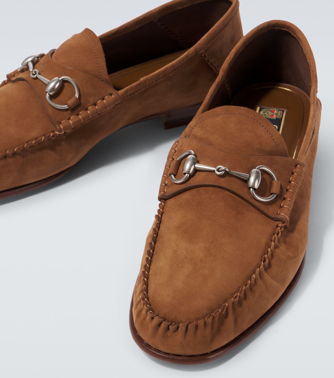 Loafers Gigi Horsebit aus Veloursleder | Gucci