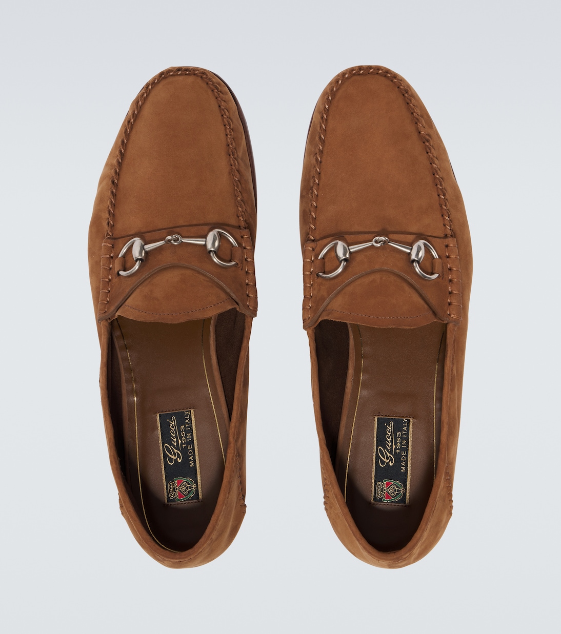 Loafers Gigi Horsebit aus Veloursleder | Gucci