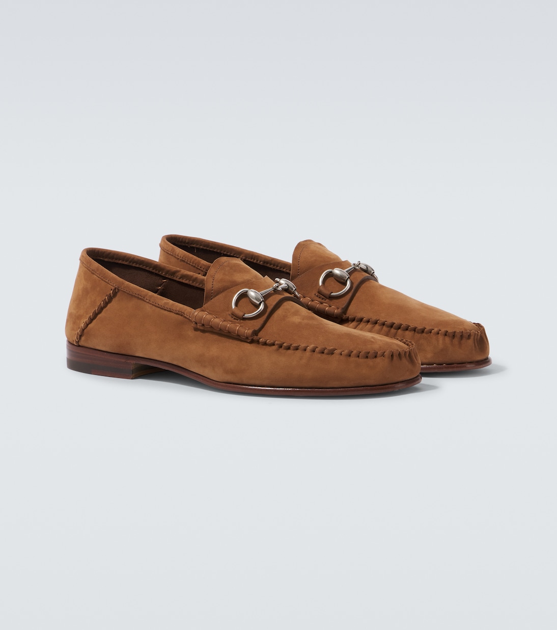 Loafers Gigi Horsebit aus Veloursleder | Gucci