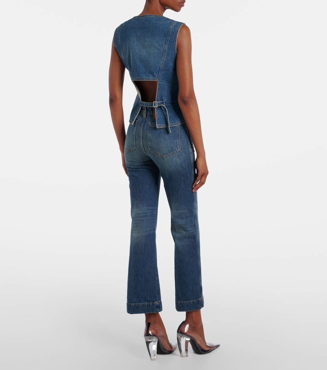 Denim vest | Victoria Beckham