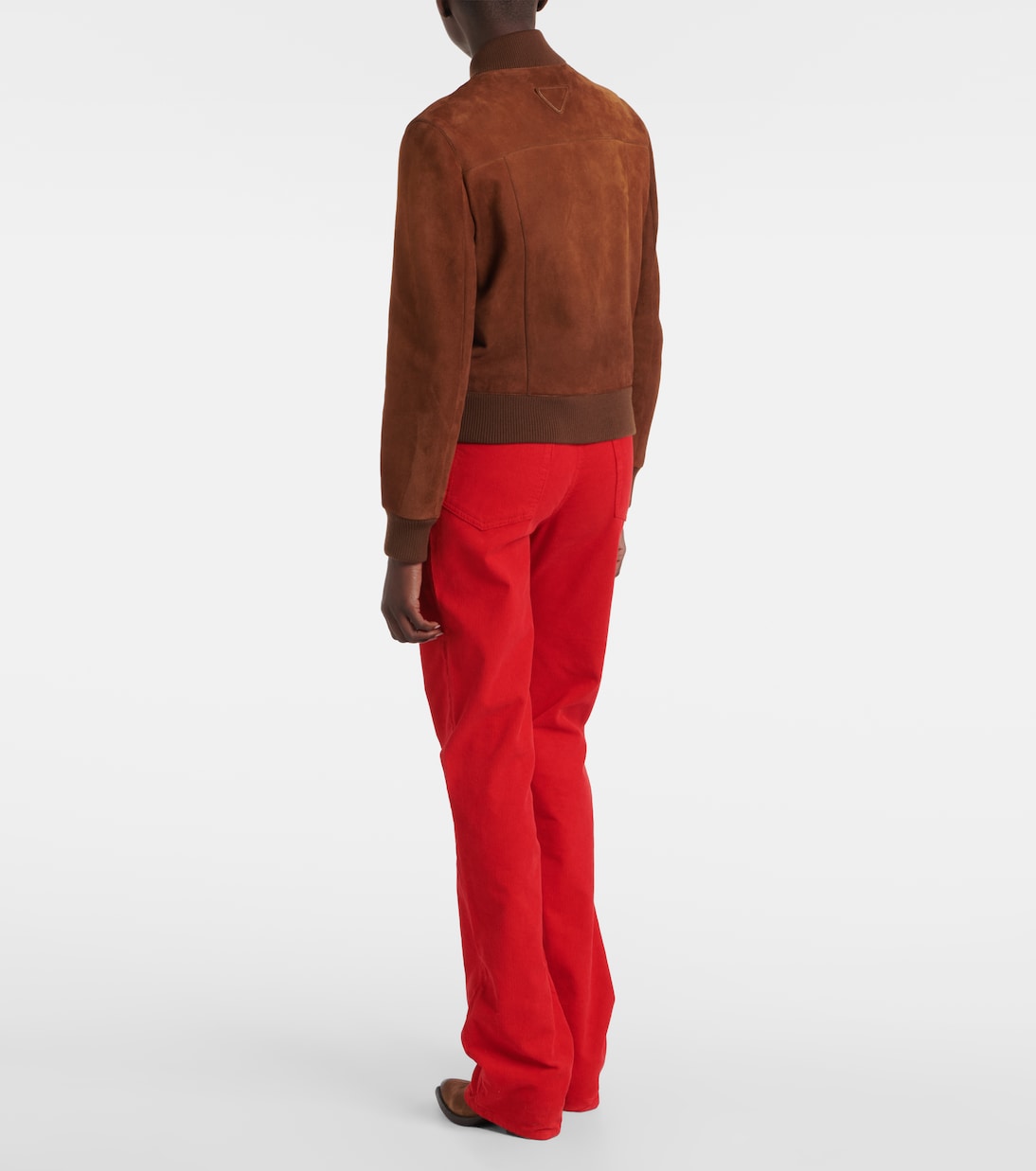 Giacca blouson in suede | Prada