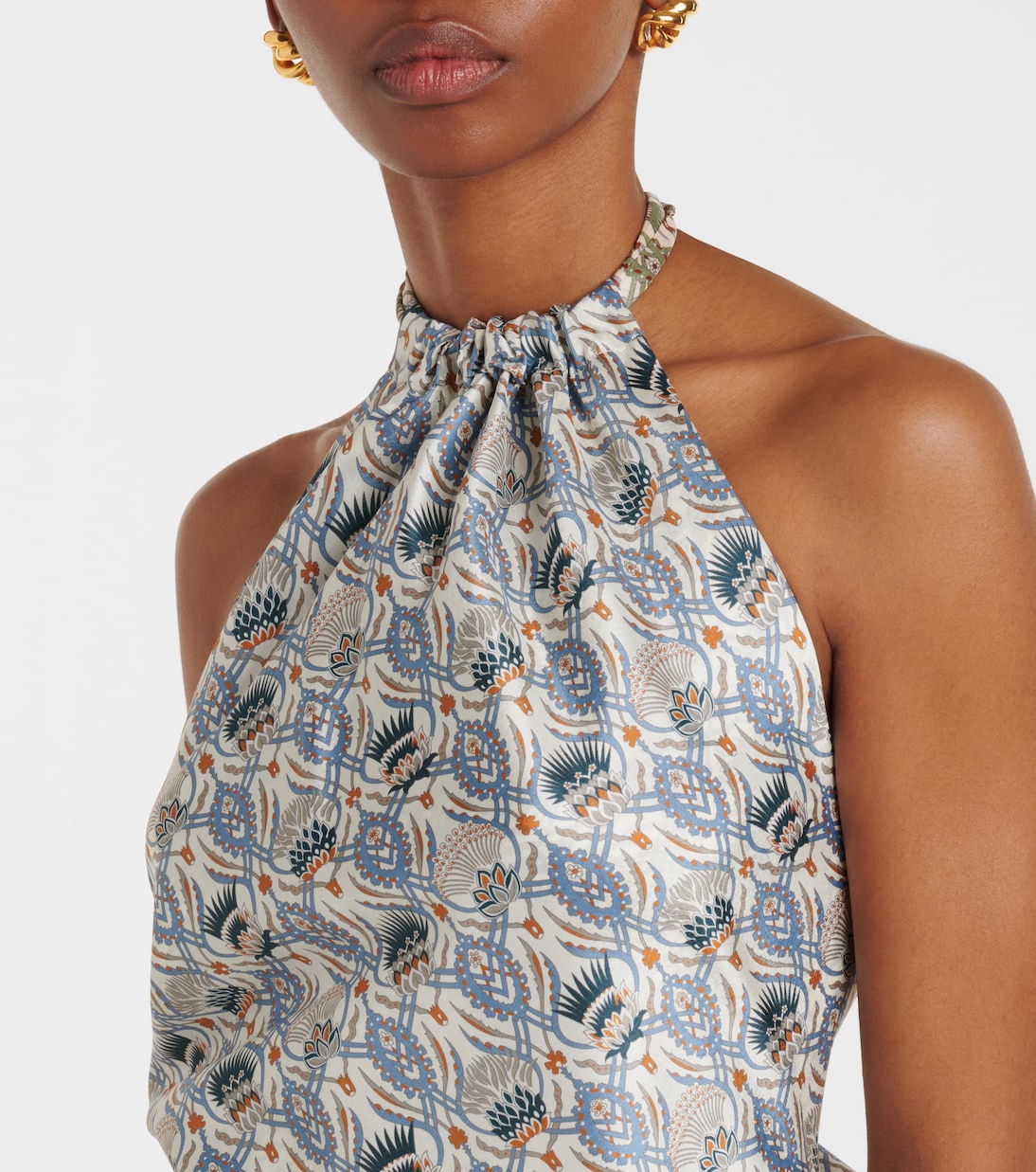 Bedrucktes Top Annet aus Seide | Loro Piana