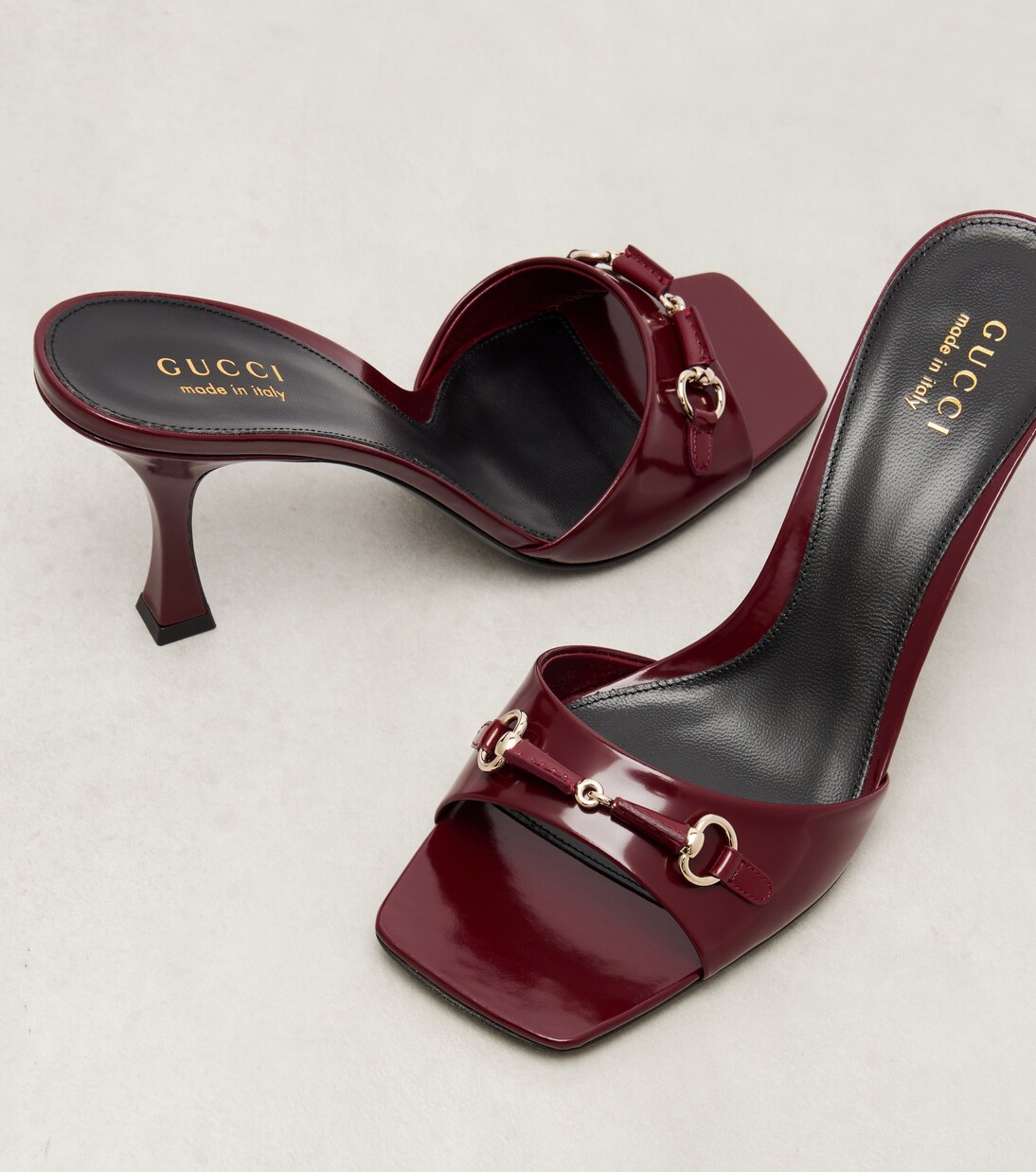 Mules Selene Horsebit in pelle | Gucci