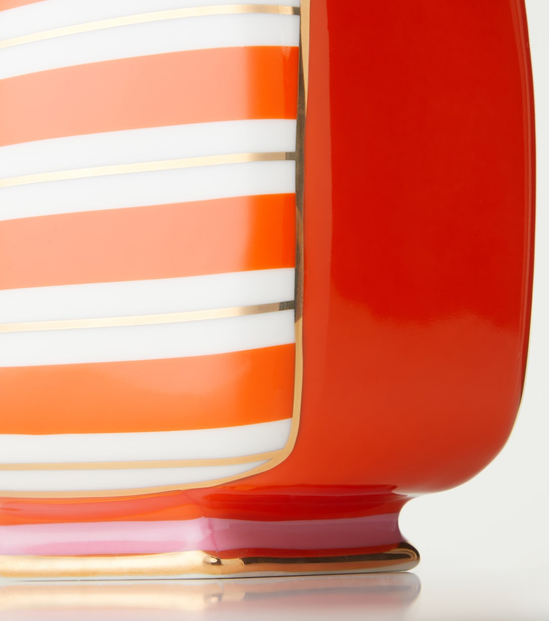 Portofino Square striped porcelain vase | Jonathan Adler