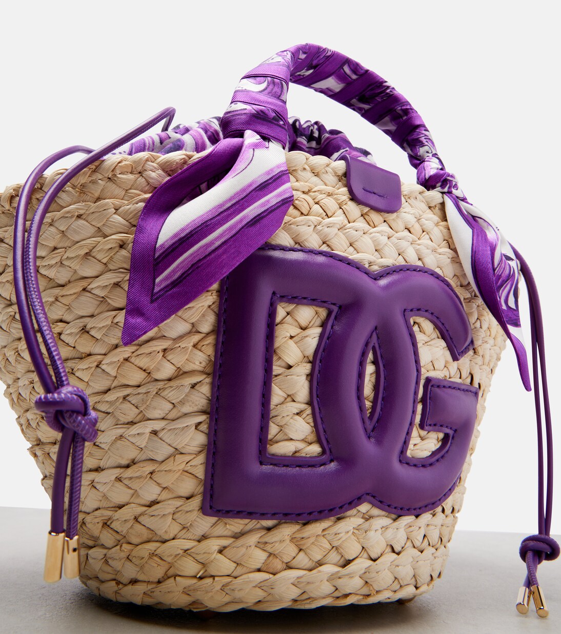 DG Majolica straw basket bag | Dolce&Gabbana