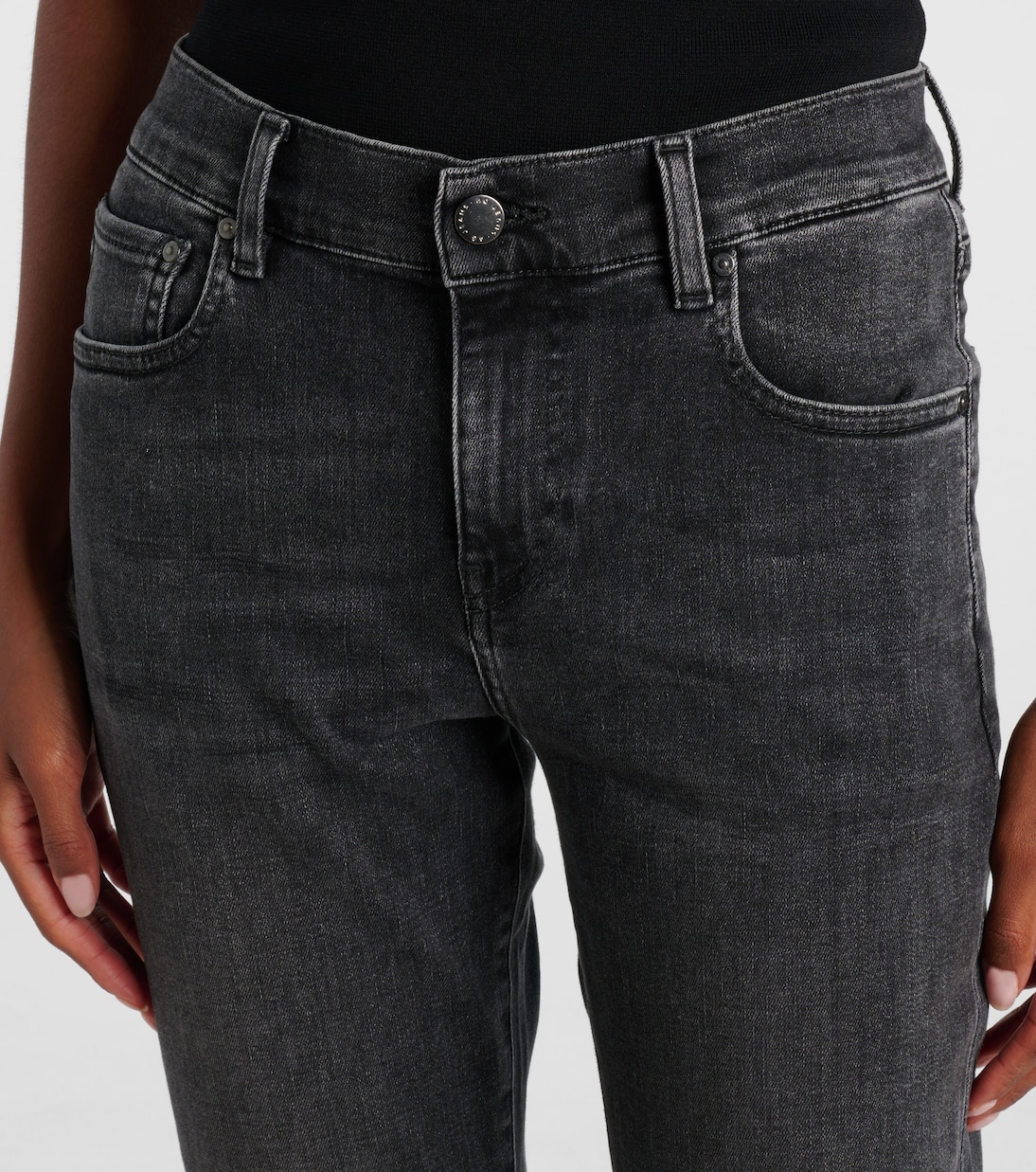 Cropped Mid-Rise Slim Jeans | AG Jeans