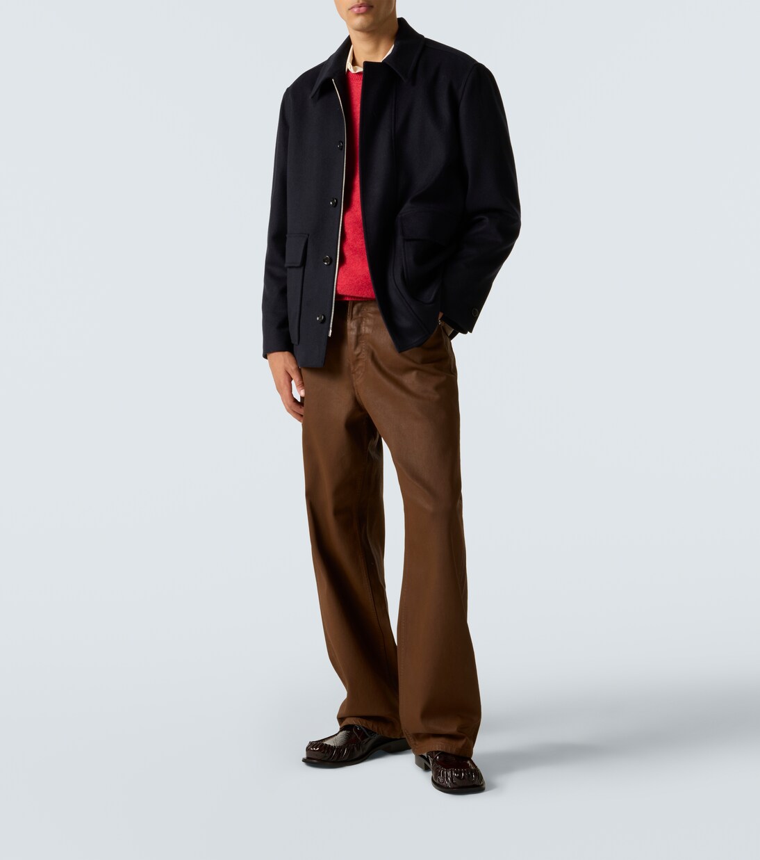 Virgin wool blouson jacket | Lardini