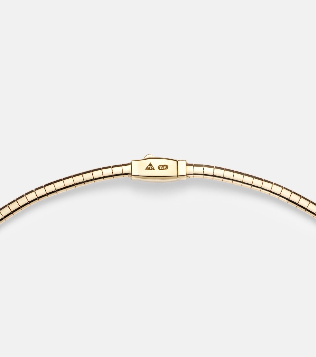 18kt gold necklace with diamonds | FoundRae