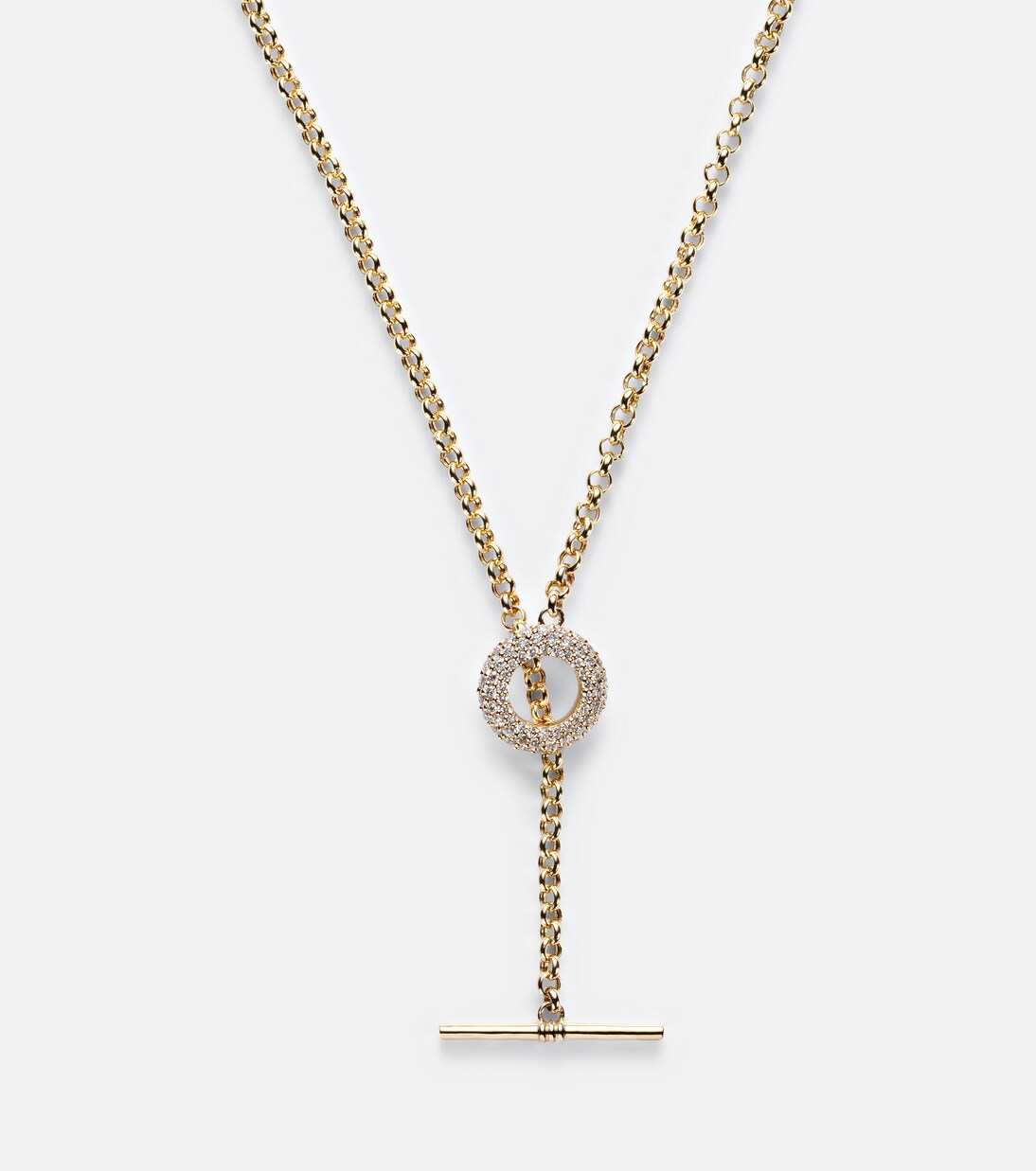 14kt gold chain necklace with diamonds | Stone and Strand