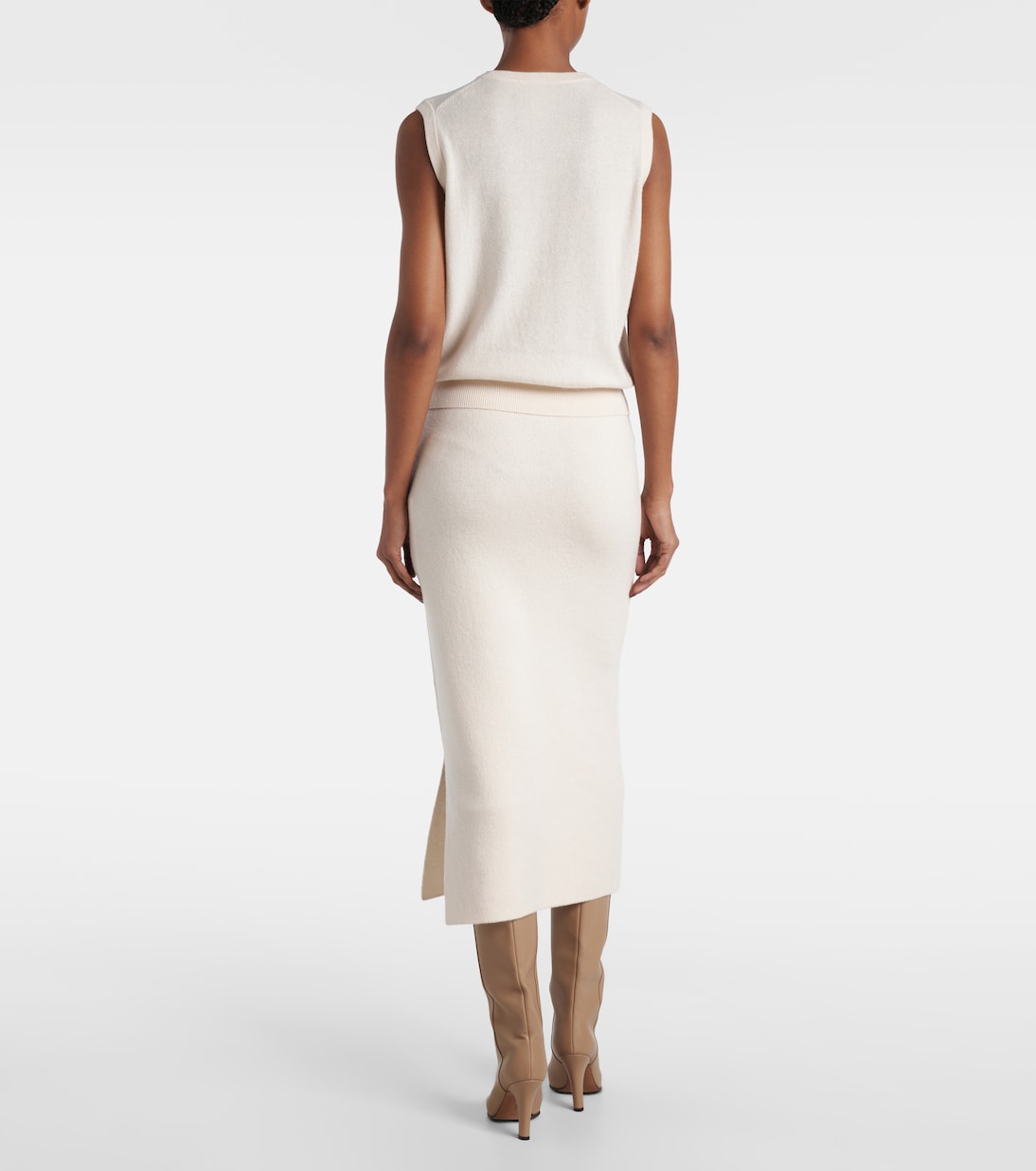 Wool and cashmere sweater vest | Jardin des Orangers
