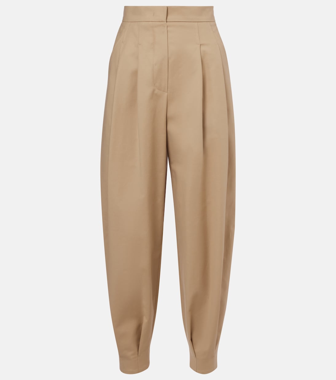 Pantalones tapered Kabuki de lona | Max Mara
