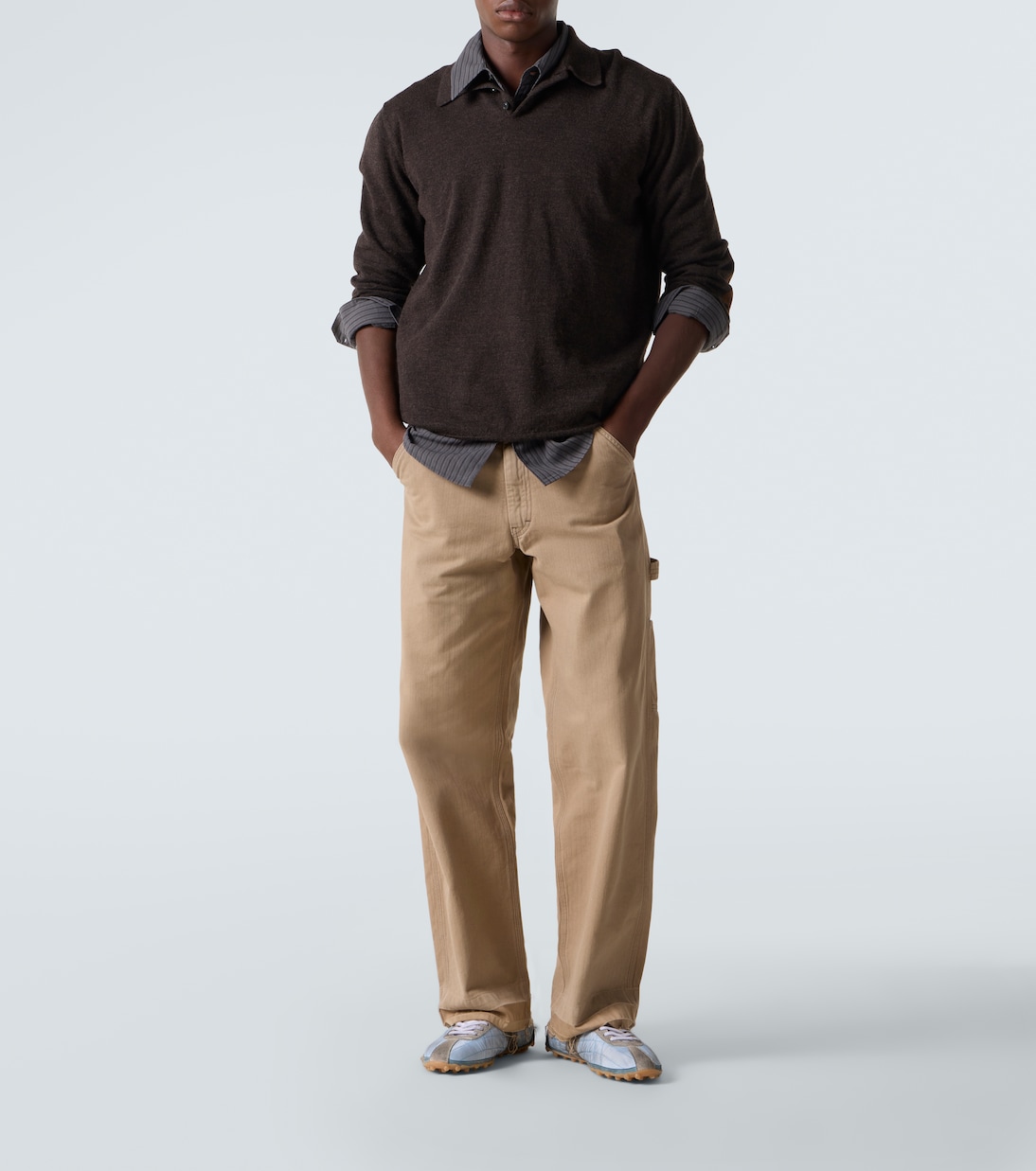 Sprinters suede-trimmed sneakers | Maison Margiela
